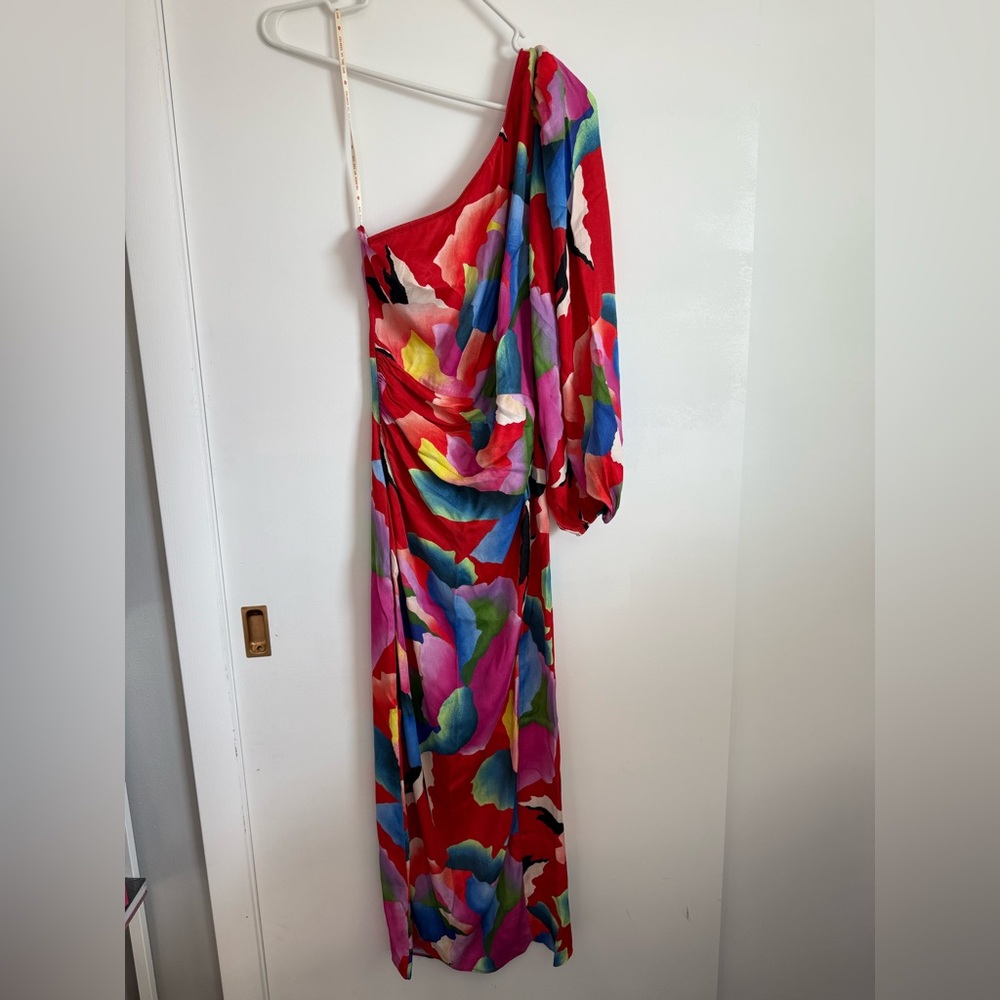 NWT FARM Rio one shoulder dress